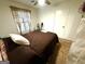 Bedroom with neutral carpeting, curtains and minimalist décor at 104 Hillmont Dr, Woodstock, GA 30188