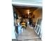 Inside a functional shed, ideal for storing tools and equipment at 104 Hillmont Dr, Woodstock, GA 30188