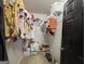 Walk-in closet featuring an organized space with hanging clothes and shelving at 800 Attaway Rd, Bowdon, GA 30108