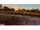 Beautiful sunset over the pasture and field at 800 Attaway Rd, Bowdon, GA 30108
