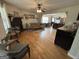 Spacious living room features hardwood floors, fireplace, and plenty of natural light at 800 Attaway Rd, Bowdon, GA 30108