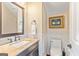Stylish half bathroom with classic fixtures and elegant decor at 255 Emerald Lake Dr, Fayetteville, GA 30215