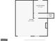 Layout of basement floor showing garage and laundry room at 1590 Sw Cherry Hill Ln, Conyers, GA 30094
