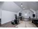 Attic office space with vaulted ceilings and hardwood floors at 1745 Stripling Chapel Rd, Carrollton, GA 30116