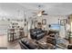 Open-concept living room flowing into the kitchen, perfect for entertaining and comfortable everyday living at 6324 Amberly Rd, Rex, GA 30273
