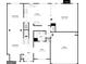 First floor plan featuring kitchen, dining room, living room, office, and garage at 4140 Butternut Pl, South Fulton, GA 30349