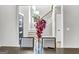 Elegant dining room showcasing a staircase in the background at 209 Langshire Dr, Mcdonough, GA 30253