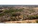 Expansive aerial view of acreage with white property line, showcasing the lush landscape and pond at 79 Turner Dr, Mcdonough, GA 30252