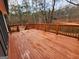 Wood deck overlooking beautiful backyard at 79 Turner Dr, Mcdonough, GA 30252