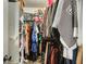 Spacious walk-in closet with ample hanging space and shelving for optimal organization and storage at 351 Autumn Lake Dr, Mcdonough, GA 30253