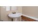 Bathroom featuring a pedestal sink and neutral wall colors at 1774 Campbellton Rd, Atlanta, GA 30311