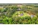 Expansive aerial view of a home with lush greenery and mature trees at 550 Davis Rd, Fayetteville, GA 30215