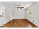 Clean living room featuring hardwood floors and a bright, airy feel at 550 Davis Rd, Fayetteville, GA 30215