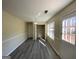 An eat-in dining area with a walk-in pantry and a door leading to the backyard at 253 Whistle Way, Locust Grove, GA 30248