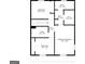 Layout of the home's upper level showcasing bedroom, bathroom, and walk-in closet dimensions and layout at 253 Whistle Way, Locust Grove, GA 30248