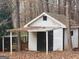 An exterior view of a storage shed at 309 Cornish Mountain Rd, Covington, GA 30014