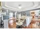 Bright and airy living room featuring a fireplace at 70 Lake Charles Xing, Covington, GA 30016
