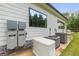 Exterior of the house showing generator and AC Units at 159 Sims Rd, Tyrone, GA 30290