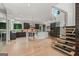 Bright, modern kitchen features dual islands, stainless steel appliances, and ample cabinet space at 159 Sims Rd, Tyrone, GA 30290