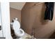 Bathroom with oak vanity, standard toilet, and linoleum flooring at 3191 Kingswood Gln, Decatur, GA 30034