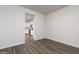 This living room is bright and open, featuring hard wood floors and an open concept at 264 Oliver Dr, Locust Grove, GA 30248