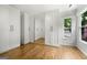 Bedroom with closets featuring mirrored doors and ample storage at 150 Rockspray Rdg, Peachtree City, GA 30269