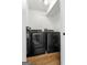 Clean laundry room with washer and dryer at 150 Rockspray Rdg, Peachtree City, GA 30269