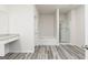 Bathroom with a separate shower and bathtub at 281 Limestone Circle, Conyers, GA 30013