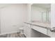 Bathroom featuring white cabinetry, granite countertops, and modern fixtures at 315 Limestone Circle, Conyers, GA 30013
