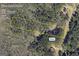 Aerial view of a 5.5 acre lot in Covington, GA, outlined in yellow, showing the approximate lot lines at 4731 H D Atha Rd, Covington, GA 30014