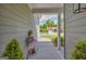 View of the front yard and the house across the street at 4985 Rolling Rock Dr., Sugar Hill, GA 30518