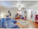 Open-concept living room with versatile space for work and relaxation at 75 Grady Smith St, Grantville, GA 30220