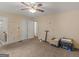 This bedroom has two windows, carpet and an unusual sound system at 140 Joshua St, Palmetto, GA 30268