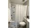 Bathroom featuring a shower and tub combination at 599 Cherry Ln, Jonesboro, GA 30238