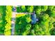 Aerial view of property showcasing its location amidst lush greenery, offering a serene and private setting at 530 Austin Dr, Mcdonough, GA 30252