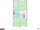 Second-floor floor plan includes 3 bedrooms, walk-in closet, two baths and a hall with dimensions at 109 Feeney Lane, Villa Rica, GA 30180