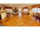 Spacious living room with fireplace, recessed lighting, and hardwood floors at 363 Seminole Drs, Marietta, GA 30060