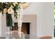 A close-up showcases the dining room fireplace with mantel at 490 Mount Paran Rd, Atlanta, GA 30327