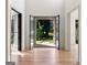 Bright foyer with hardwood floors and view of backyard at 490 Mount Paran Rd, Atlanta, GA 30327