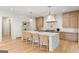 Spacious kitchen with granite counters, large island and stainless appliances at 490 Mount Paran Rd, Atlanta, GA 30327