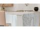 Close up of kitchen island showing granite countertop with white waterfall edge at 490 Mount Paran Rd, Atlanta, GA 30327
