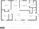 Detailed floor plan layout of the home at 180 E Ranchette Rd, Temple, GA 30179