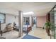 Open basement featuring two beds, neutral decor, and drop ceiling at 6537 Walker Rd, Riverdale, GA 30296