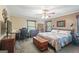 Spacious main bedroom featuring ample closet space, natural light, and a seating area with a desk at 6537 Walker Rd, Riverdale, GA 30296