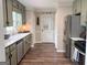 Kitchen with stainless steel appliances at 60 Carriage Gate Dr, Sharpsburg, GA 30277