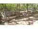 This chicken coop has shaded areas and is completely surrounded by wooded land at 1597 Leguin Mill Rd, Locust Grove, GA 30248