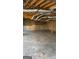 Unfinished basement showcasing the home's ductwork and exposed ceiling at 8828 Patricia Rose, Douglasville, GA 30134