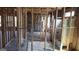 Bathroom under construction, studs, plumbing and fixtures in need of repair at 8828 Patricia Rose, Douglasville, GA 30134