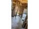 Bathroom under construction, showing studs, plumbing, tile, tub and shower at 8828 Patricia Rose, Douglasville, GA 30134