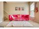 Bright living room with a comfortable sofa, guitar accent, and a modern, stylish design creating a welcoming space at 2160 Dillard Xing, Tucker, GA 30084